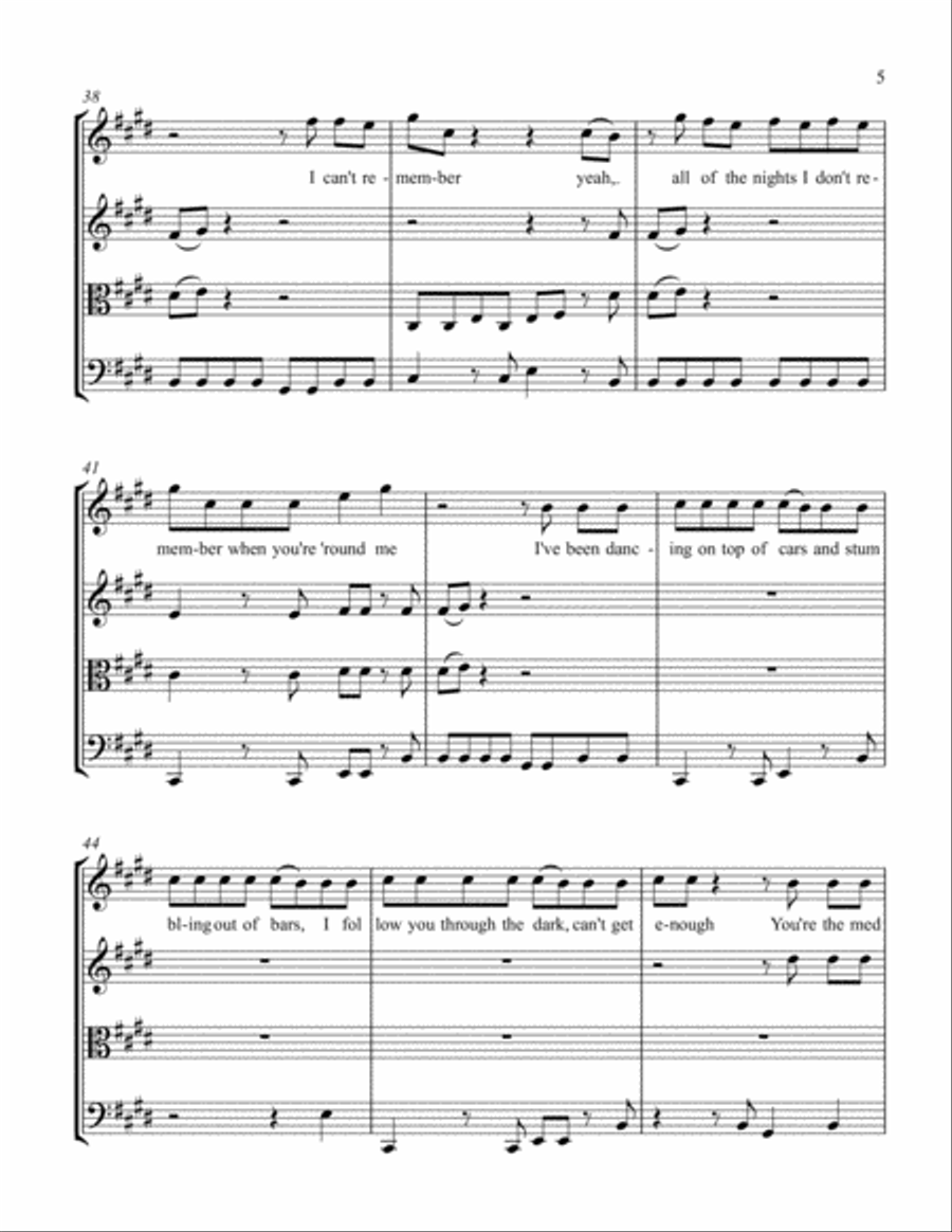 Sucker String Quartet scores gallery preview page 5