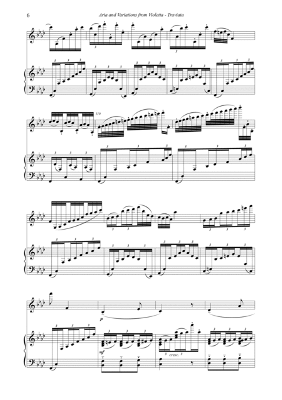 Ah, fors'è lui Chamber Music scores gallery preview page 6