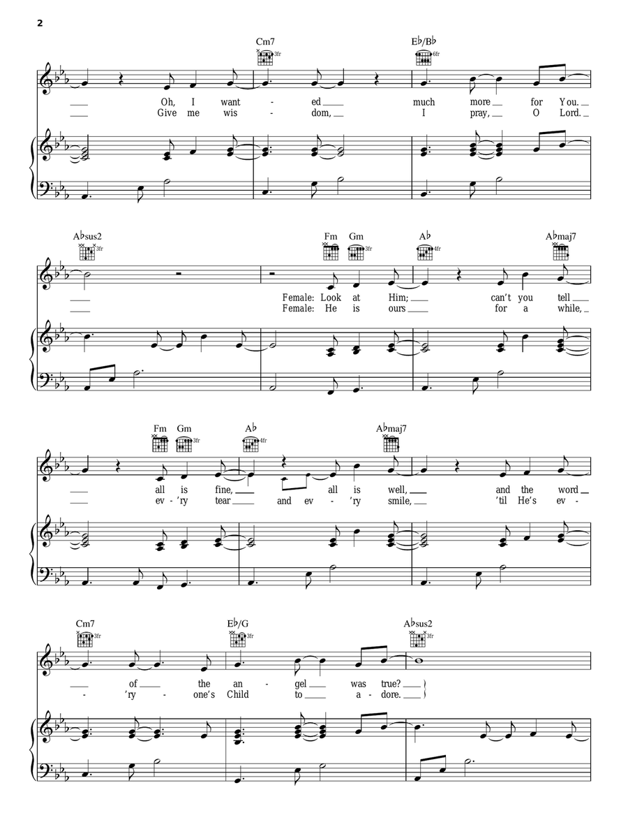 Part Of Heaven Part Of Heaven Piano, Vocal, Guitar scores gallery preview page 2