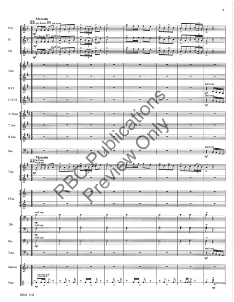 Infinite Horizons Concert Band scores gallery preview page 6