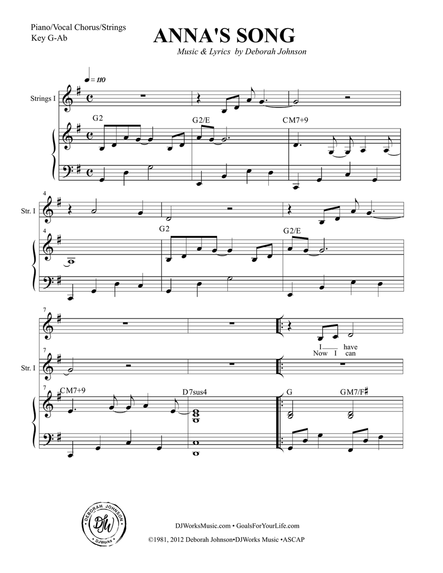 Anna's Song - G-Ab (low) SA scores gallery preview page 2