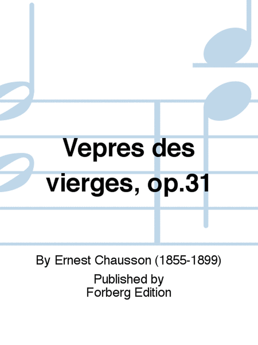 Vepres des vierges, op.31