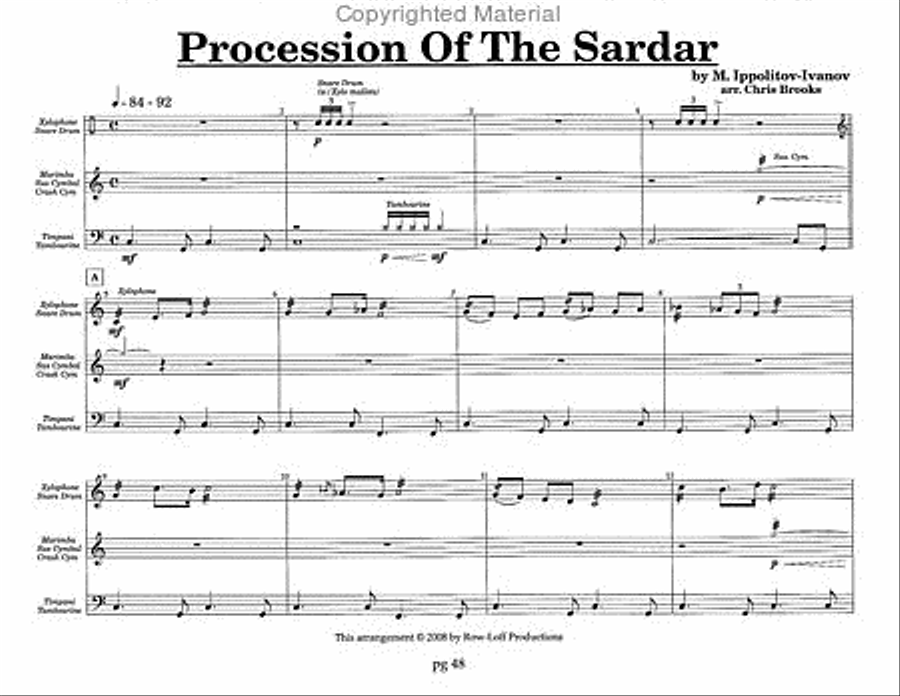 Trisicles - 10 Easy Trios Percussion Ensemble scores gallery preview page 19