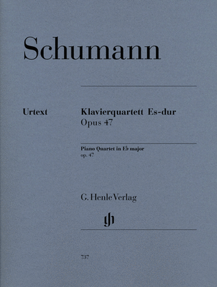 Book cover for Piano Quartet Eb Major Op. 47