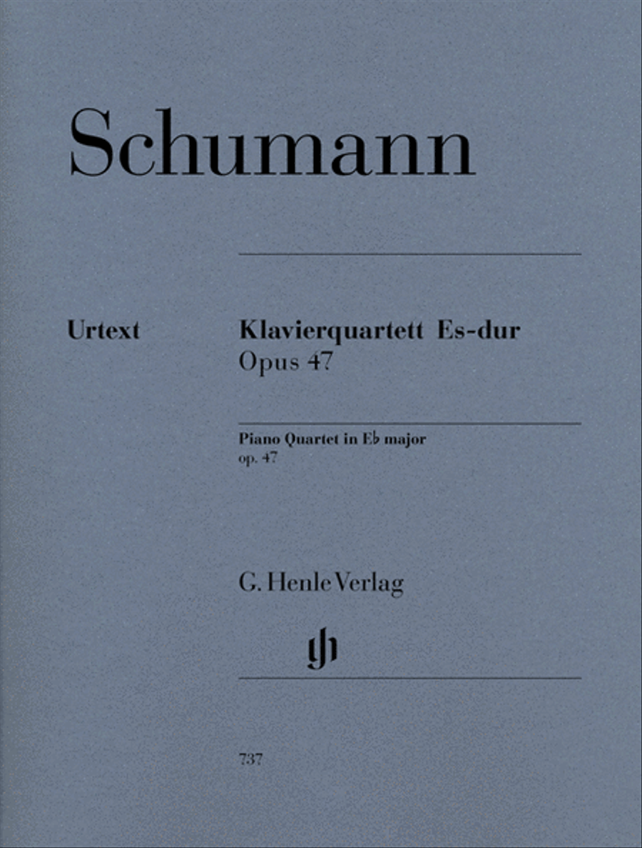 Book cover for Piano Quartet Eb Major Op. 47