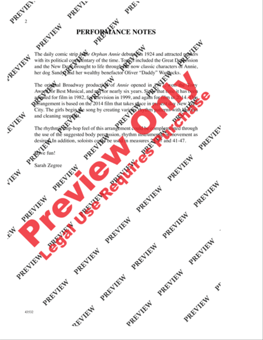 It's the Hard-Knock Life It's the Hard-Knock Life 3-Part scores gallery preview page 16