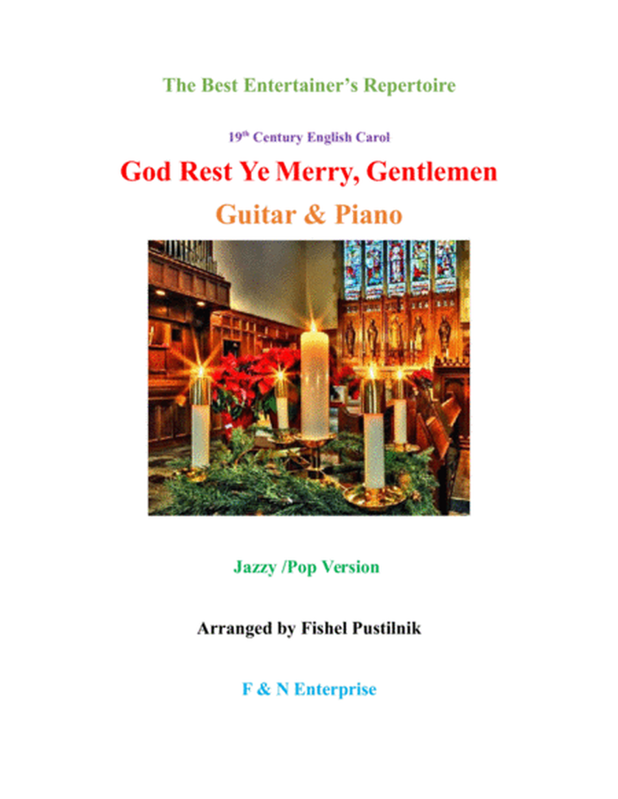 "God Rest Ye Merry, Gentlemen" for Guitar and Piano image number null