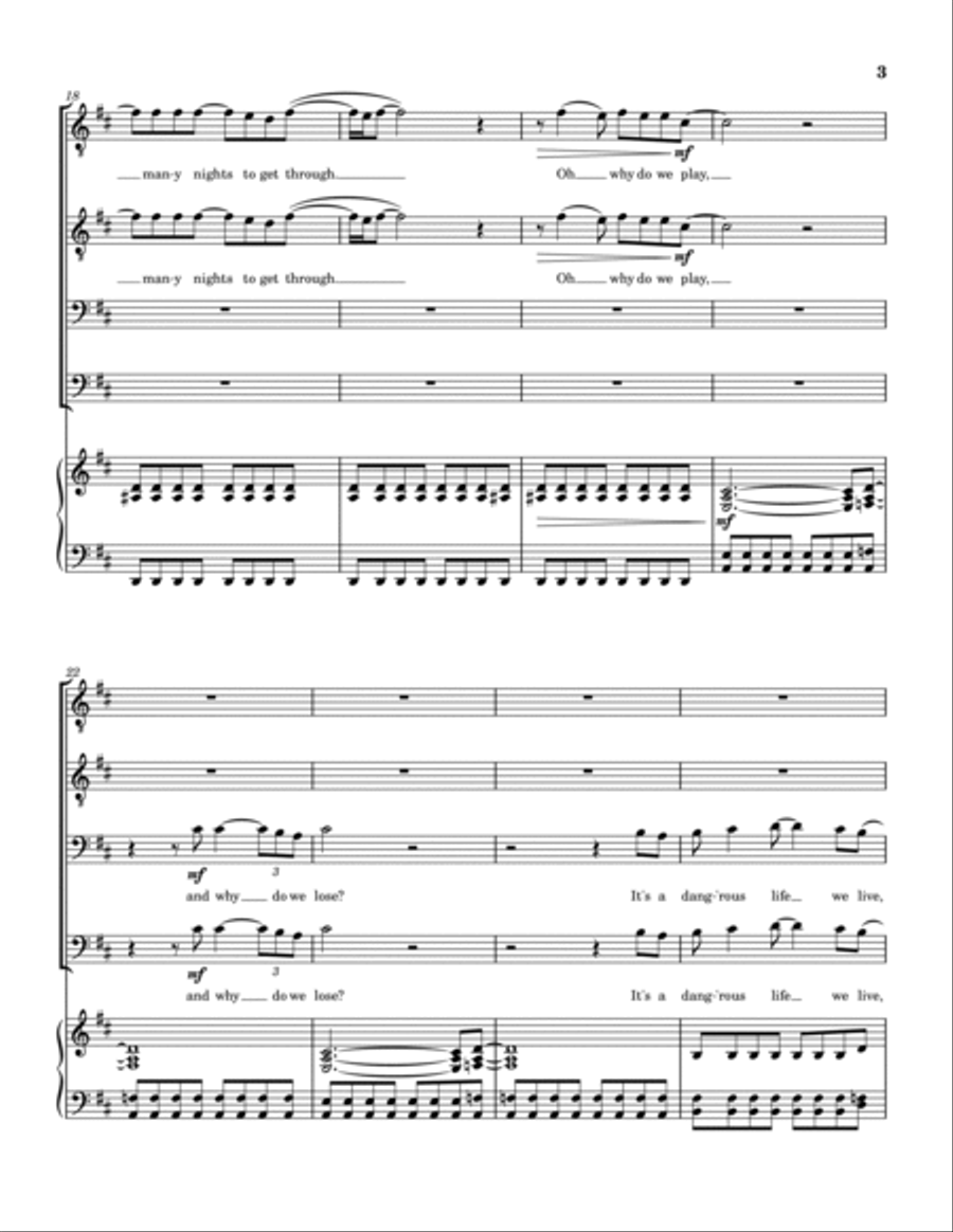We Two We Two TTBB scores gallery preview page 4
