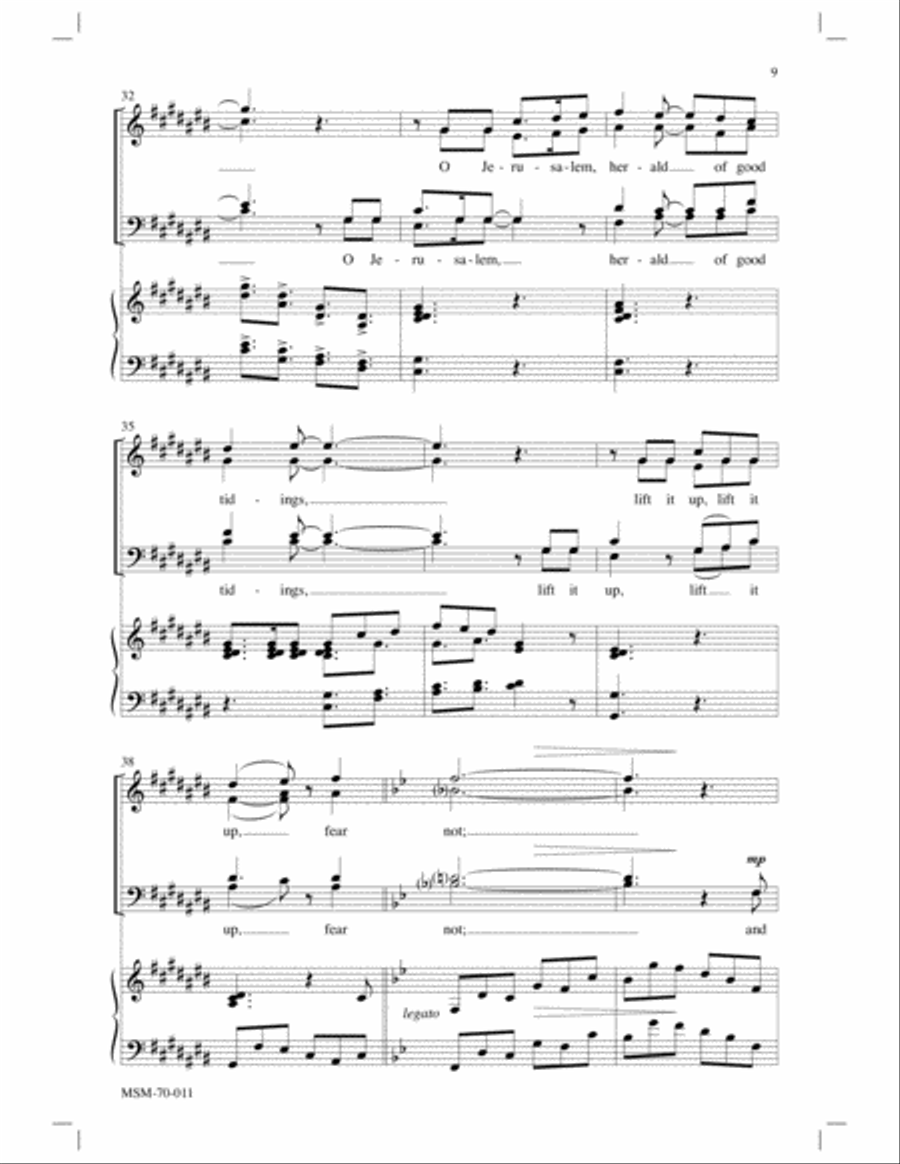 The Good Shepherd (Choral Score) image number null