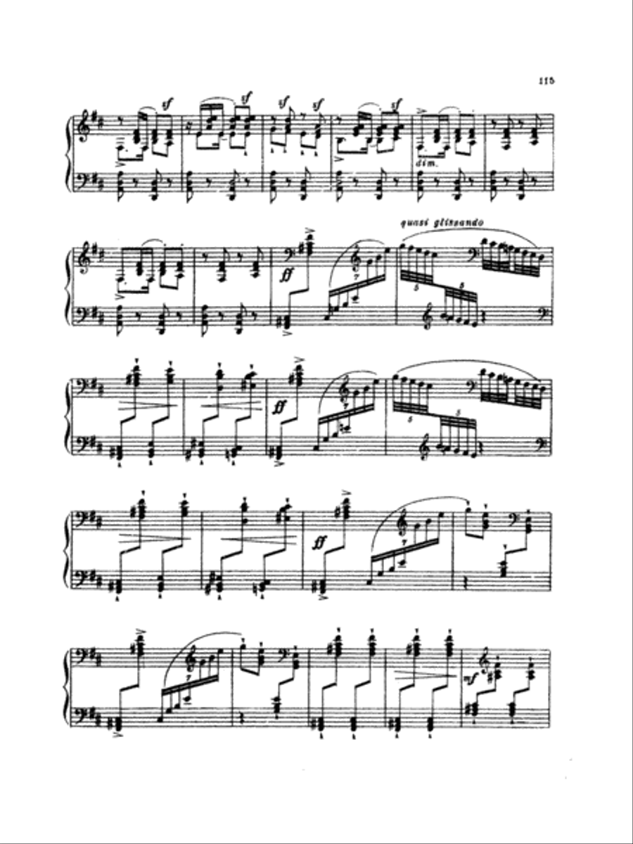Tchaikovsky: Eighteen Piano Pieces, Op. 72; Aveu Passionne; Valse, Op. 40, No. 9, 1st Version Piano Solo scores gallery preview page 2