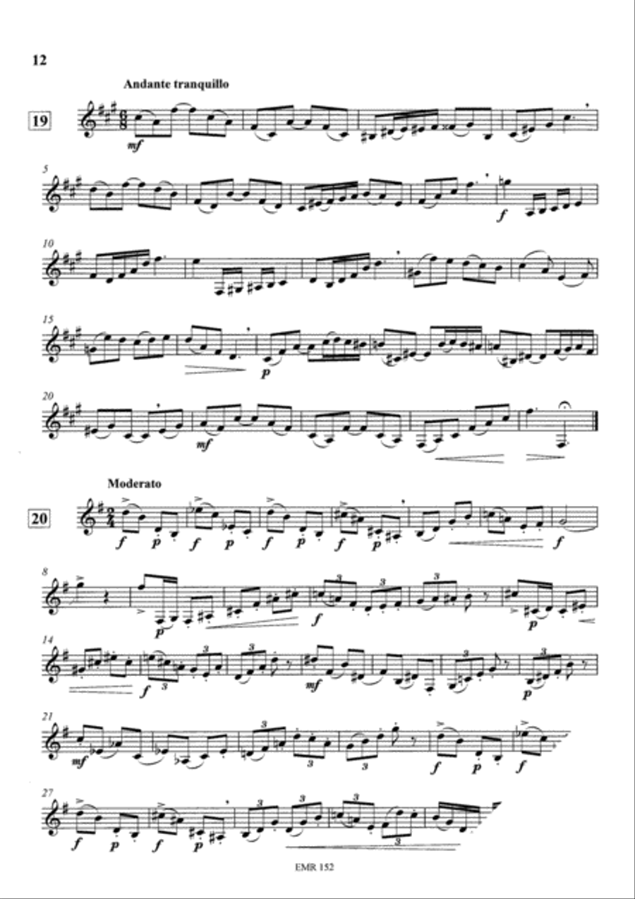 Technical & Melodic Studies Vol. 4 Trumpet scores gallery preview page 12