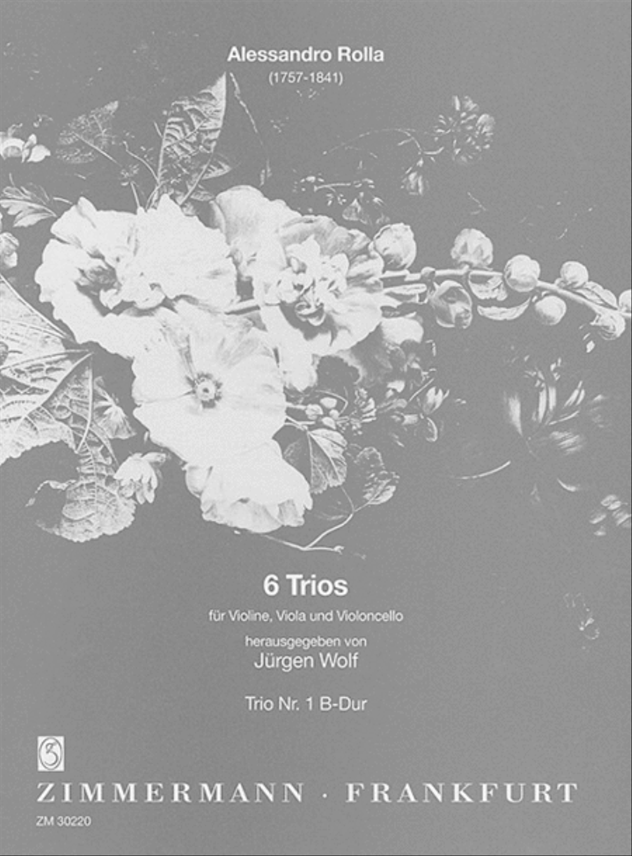 Six Trios String Trio scores gallery preview page 1