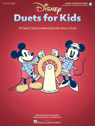 Book cover for Disney Duets for Kids