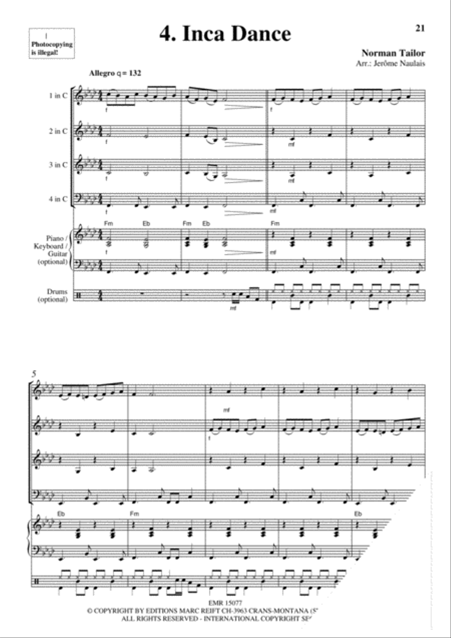 Brass Quartets Vol. 20 Brass Quartets Vol. 20 Brass Ensemble scores gallery preview page 6