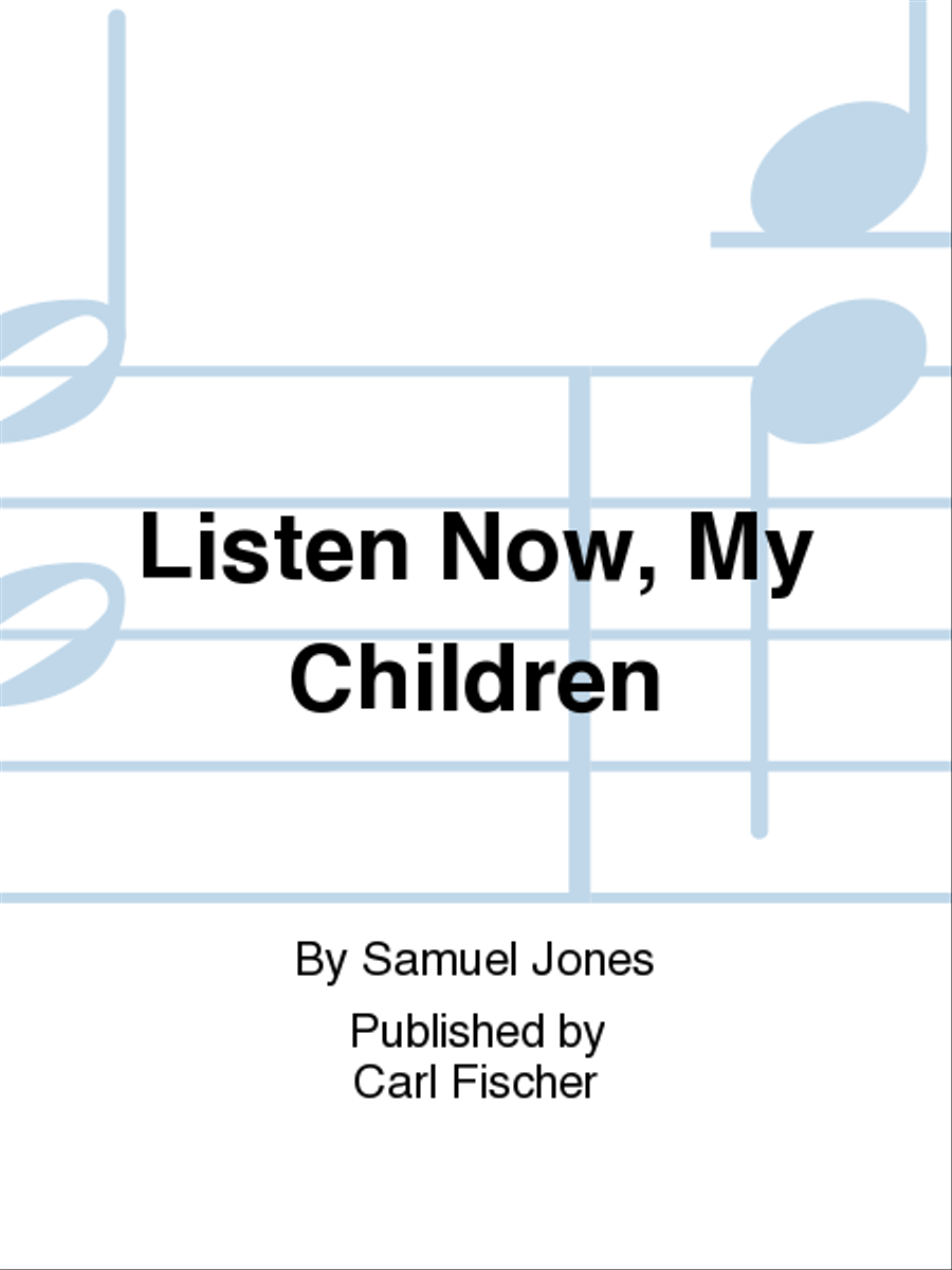 Listen Now,My Children Listen Now,My Children Orchestra scores gallery preview page 1