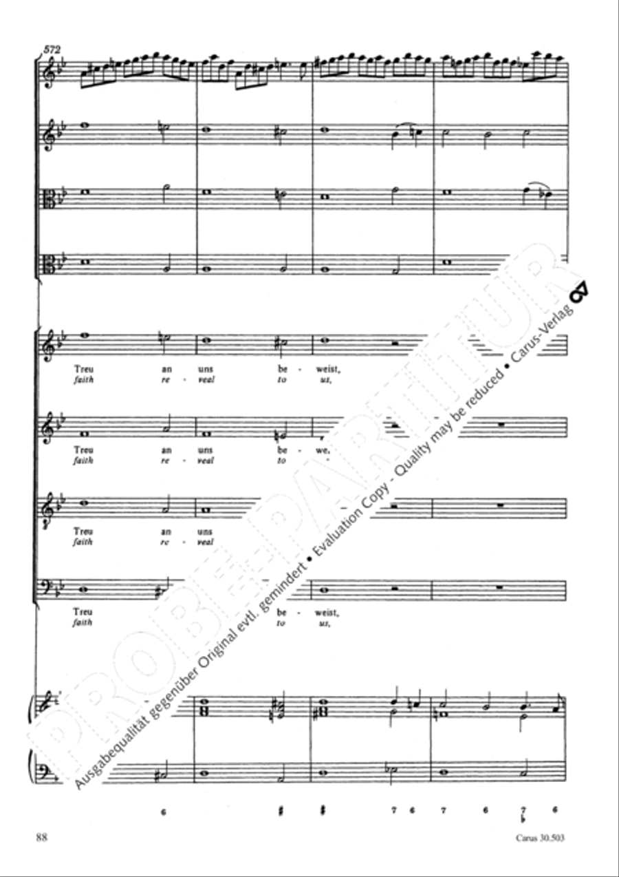 My beloved, you are fair (Meine Freundin, du bist schon) 4-Part scores gallery preview page 91