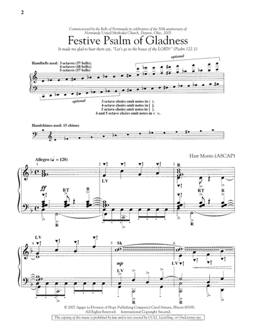 Festive Psalm of Gladness image number null