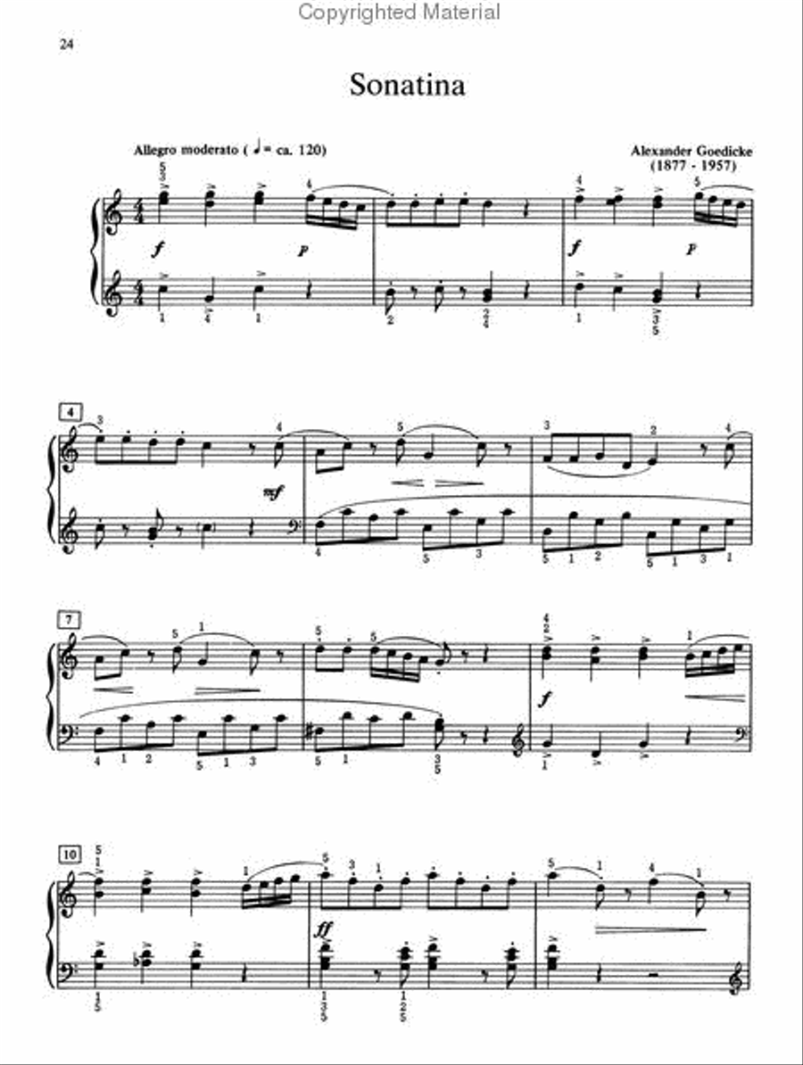 Masters of Russian Piano Music Piano Solo scores gallery preview page 4