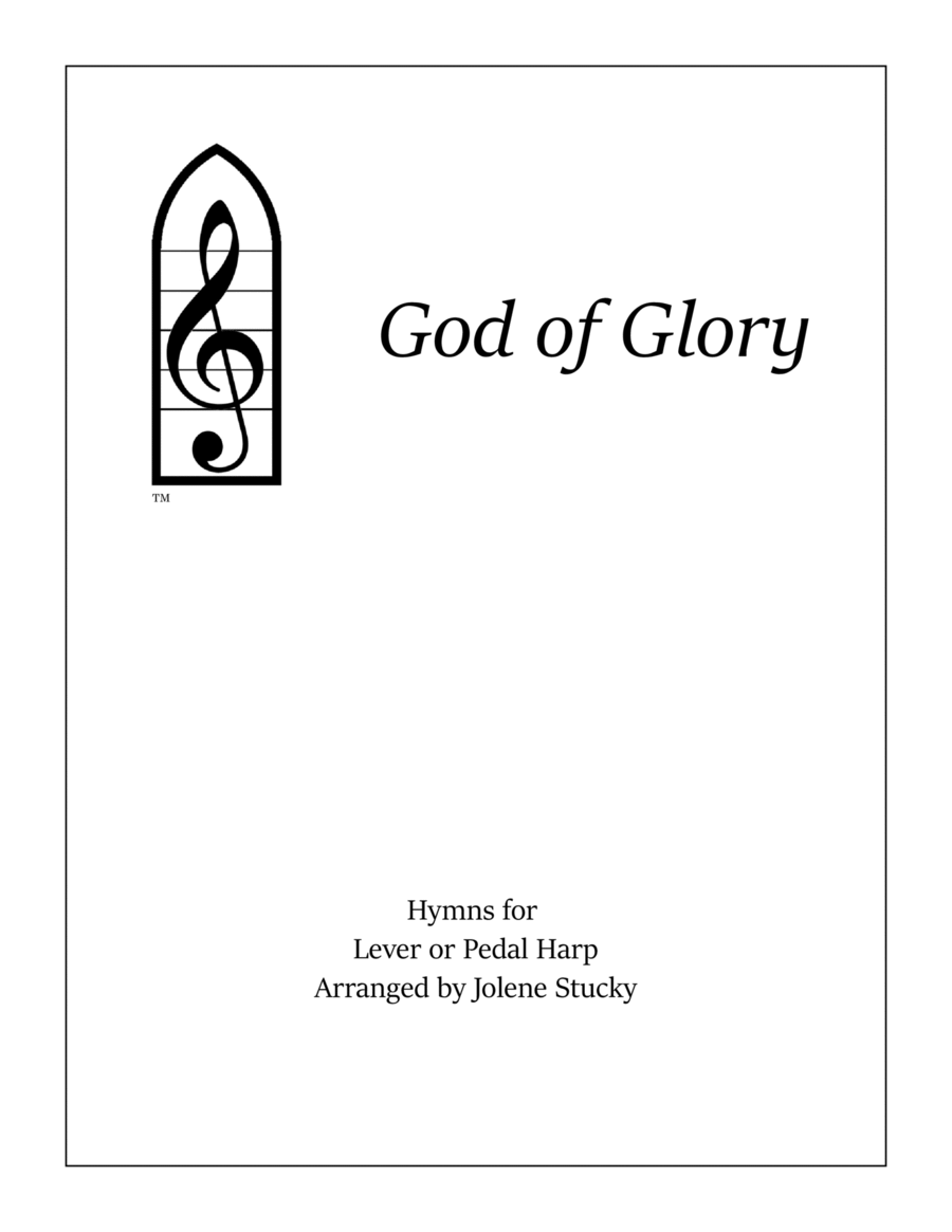 God of Glory Hymn Collection for Pedal or Lever Harp image number null