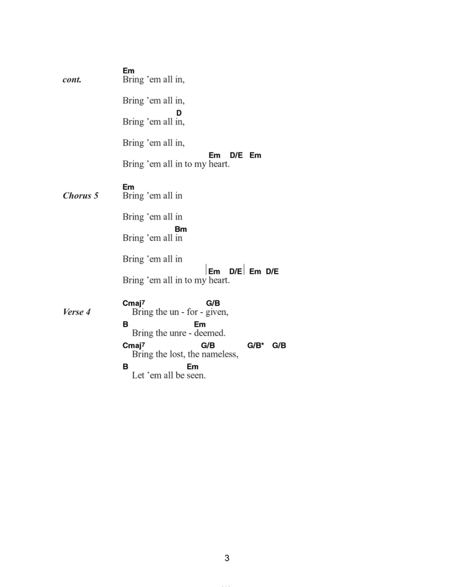 Bring 'Em All In Acoustic Guitar scores gallery preview page 3