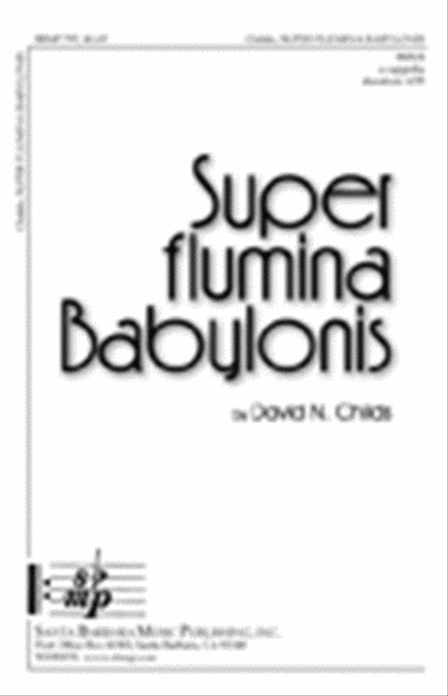 Super flumina Babylonis - SSAA Octavo SSAA scores gallery preview page 1