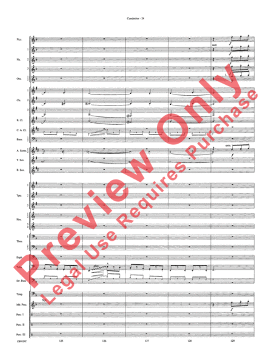 The Wizard of Oz Concert Band scores gallery preview page 27