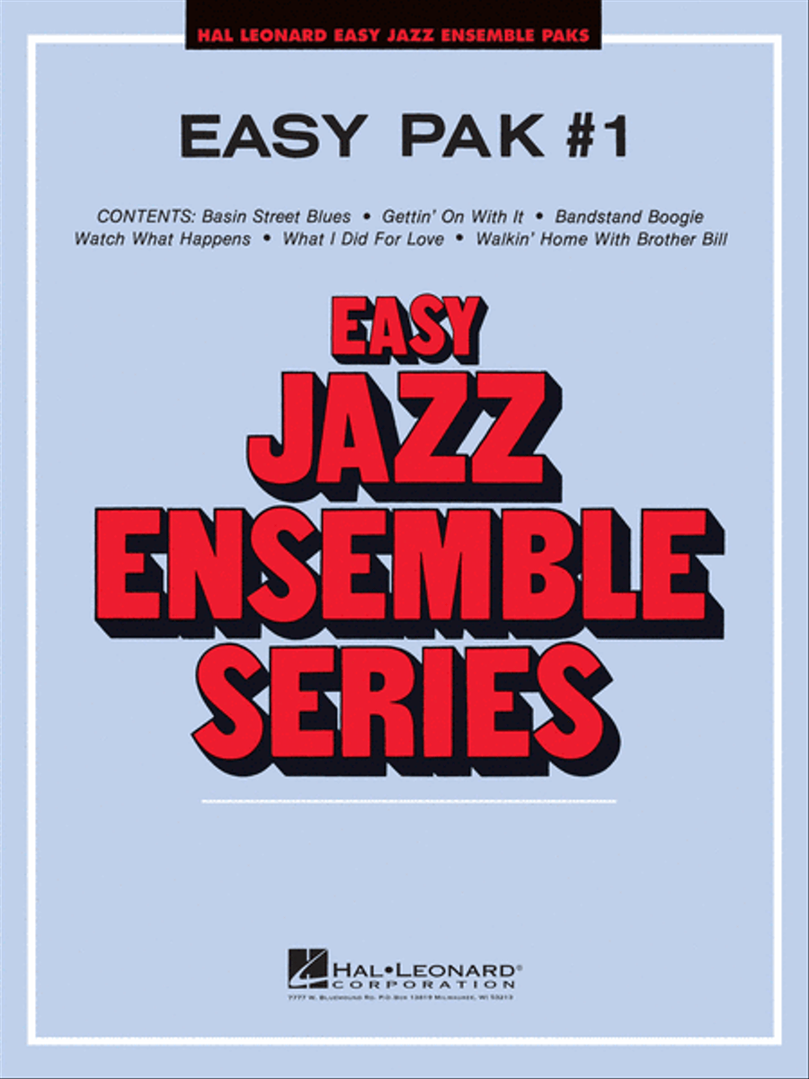 Easy Jazz Ensemble Pak 1 Jazz Ensemble scores gallery preview page 1