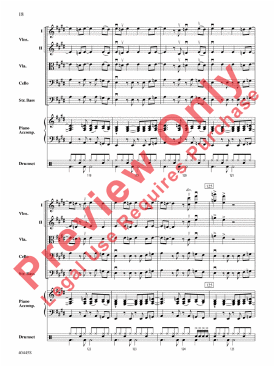 The Rolling Stones on Tour String Orchestra scores gallery preview page 19