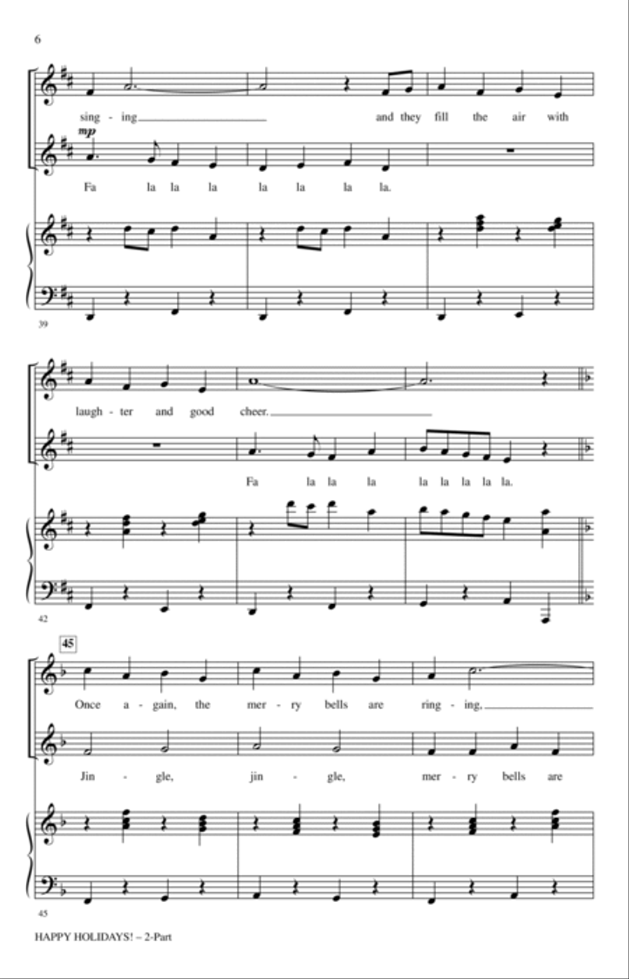 Happy Holidays! Happy Holidays! 2-Part scores gallery preview page 5