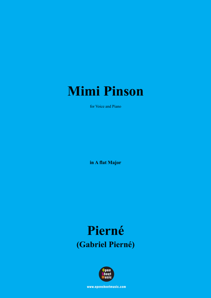 G. Pierné-Mimi Pinson,in A flat Major