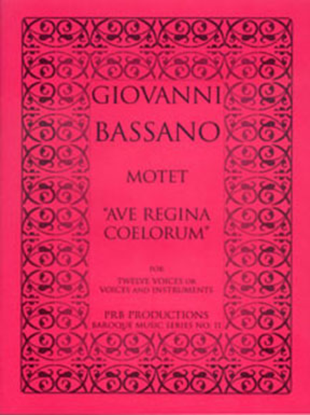 Motet, 'Ave Regina coelorum' (part set)