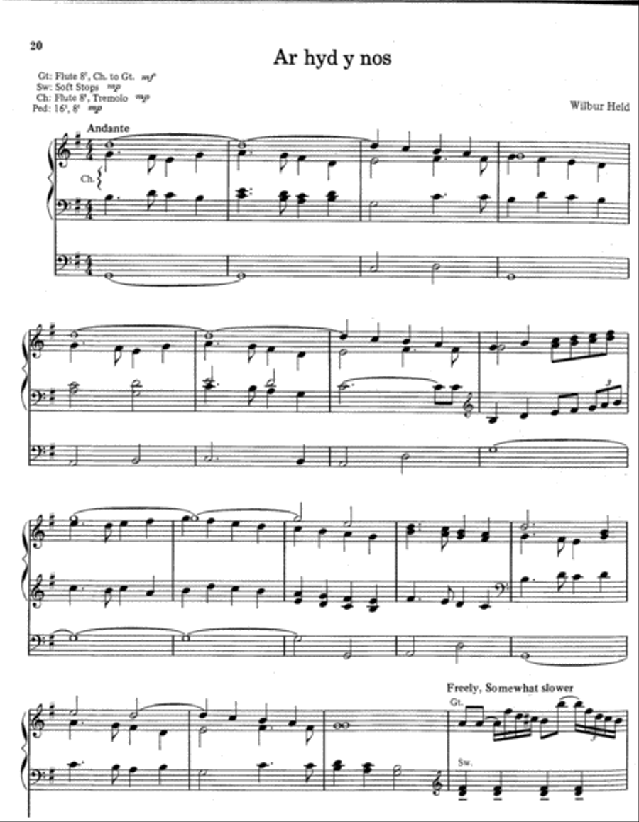 Those Wonderful Welsh, Set 1 Organ scores gallery preview page 7