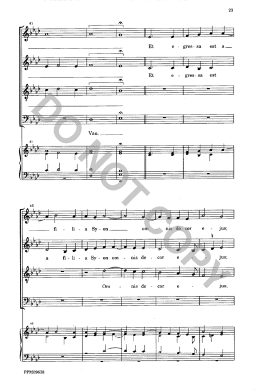 Lamentations of the Prophet Jeremiah 4-Part scores gallery preview page 24