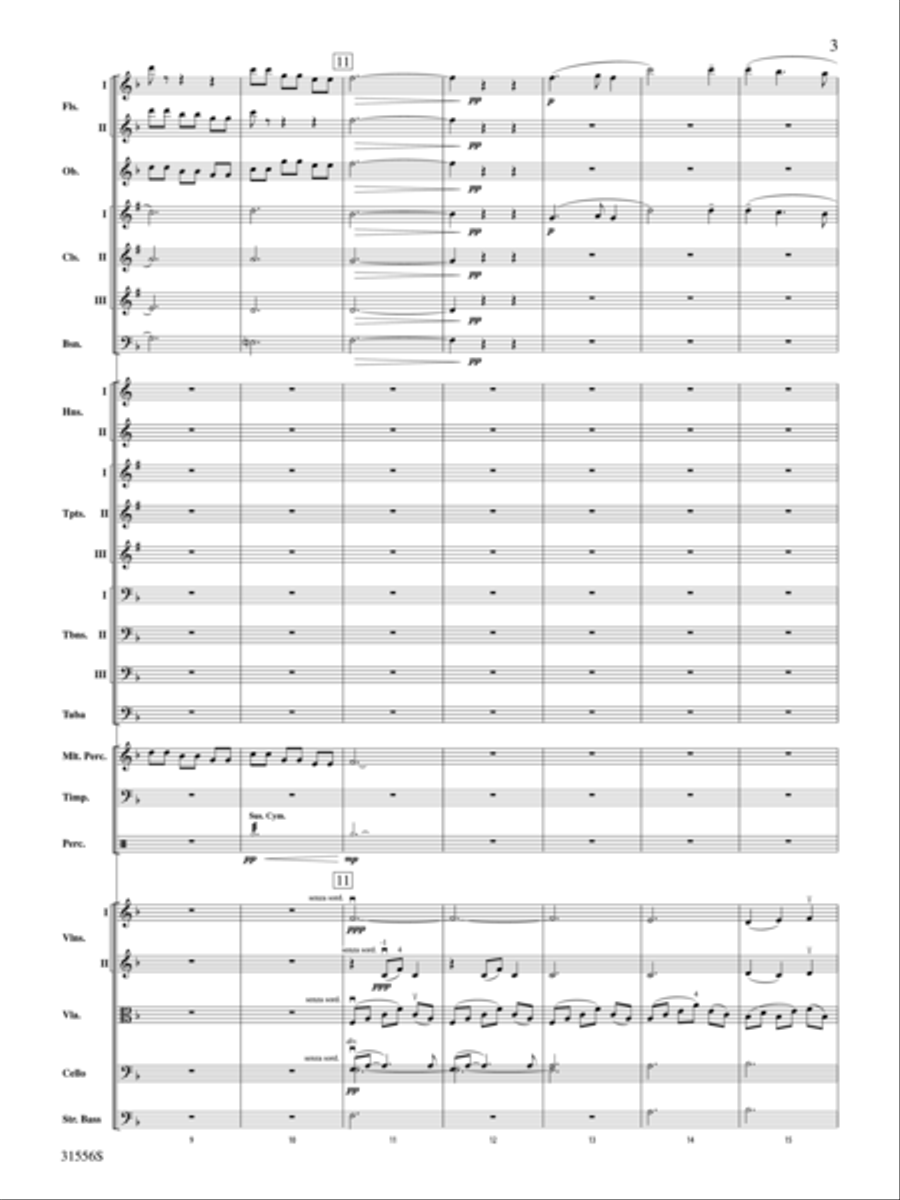 An Unending Legacy (score only) Full Orchestra scores gallery preview page 3