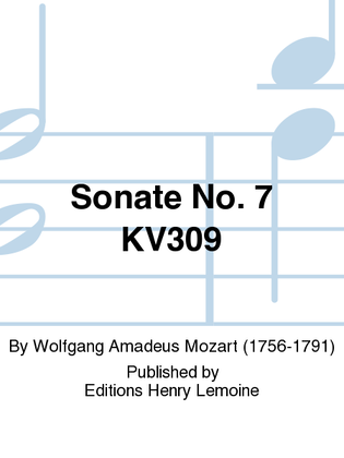 Book cover for Sonate No. 7 KV309