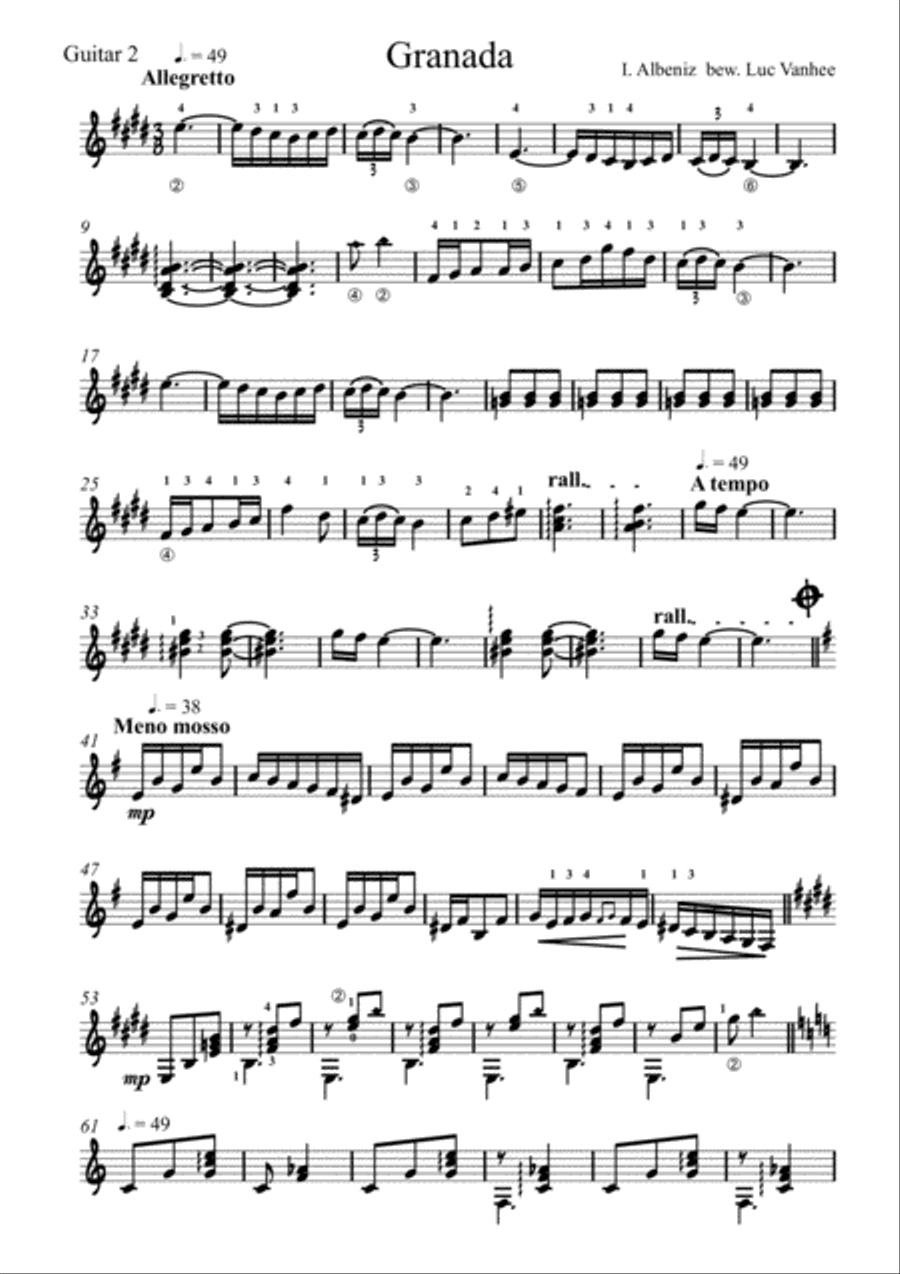 Granada Guitar Trio Part 2 Guitar Ensemble scores gallery preview page 1