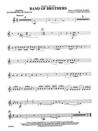Band of Brothers, Symphonic Suite from: WP 2nd B-flat Trombone T.C.
