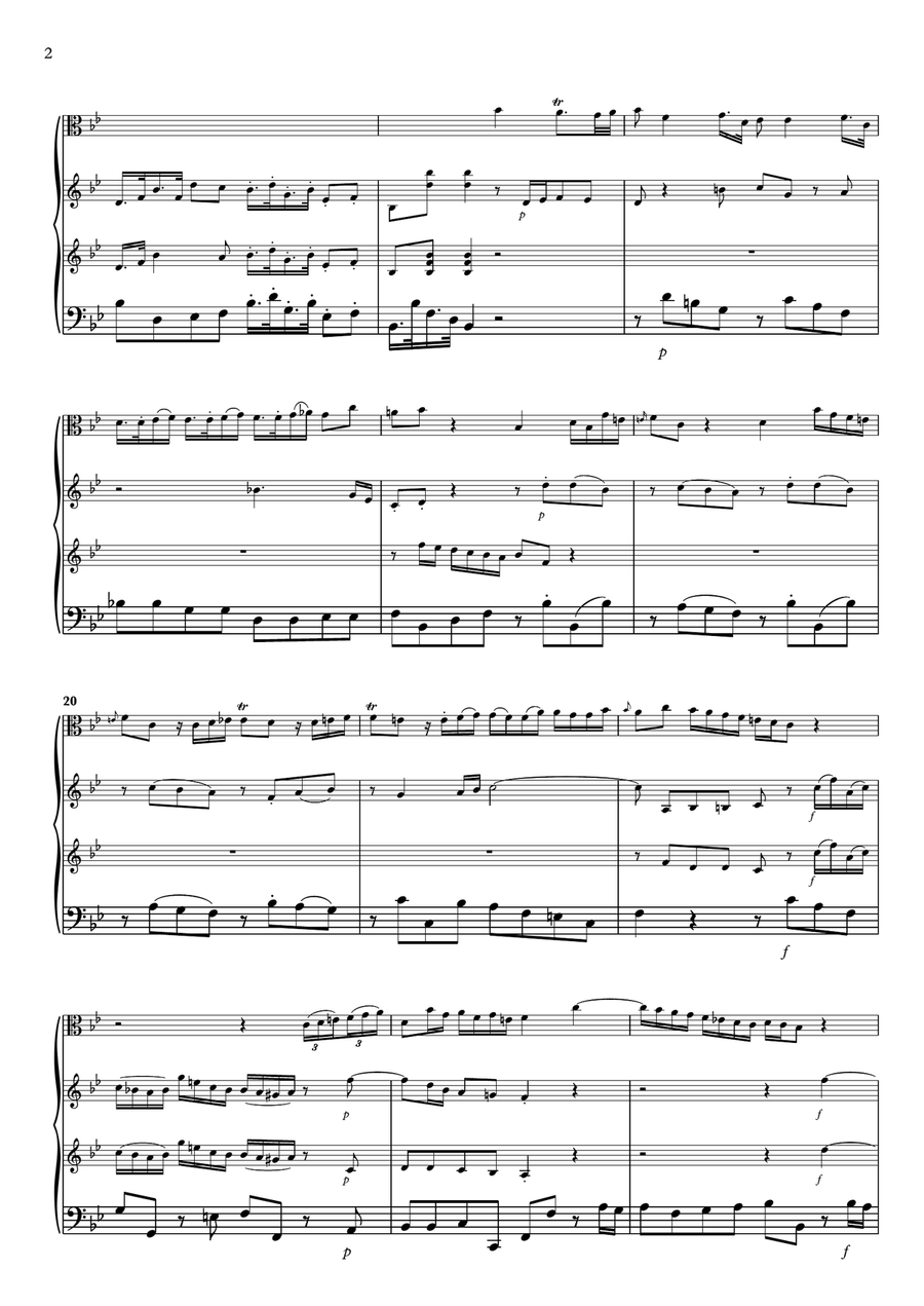 (Alto) Trombone Concerto in B♭ - with orchestra parts! Small Ensemble scores gallery preview page 3