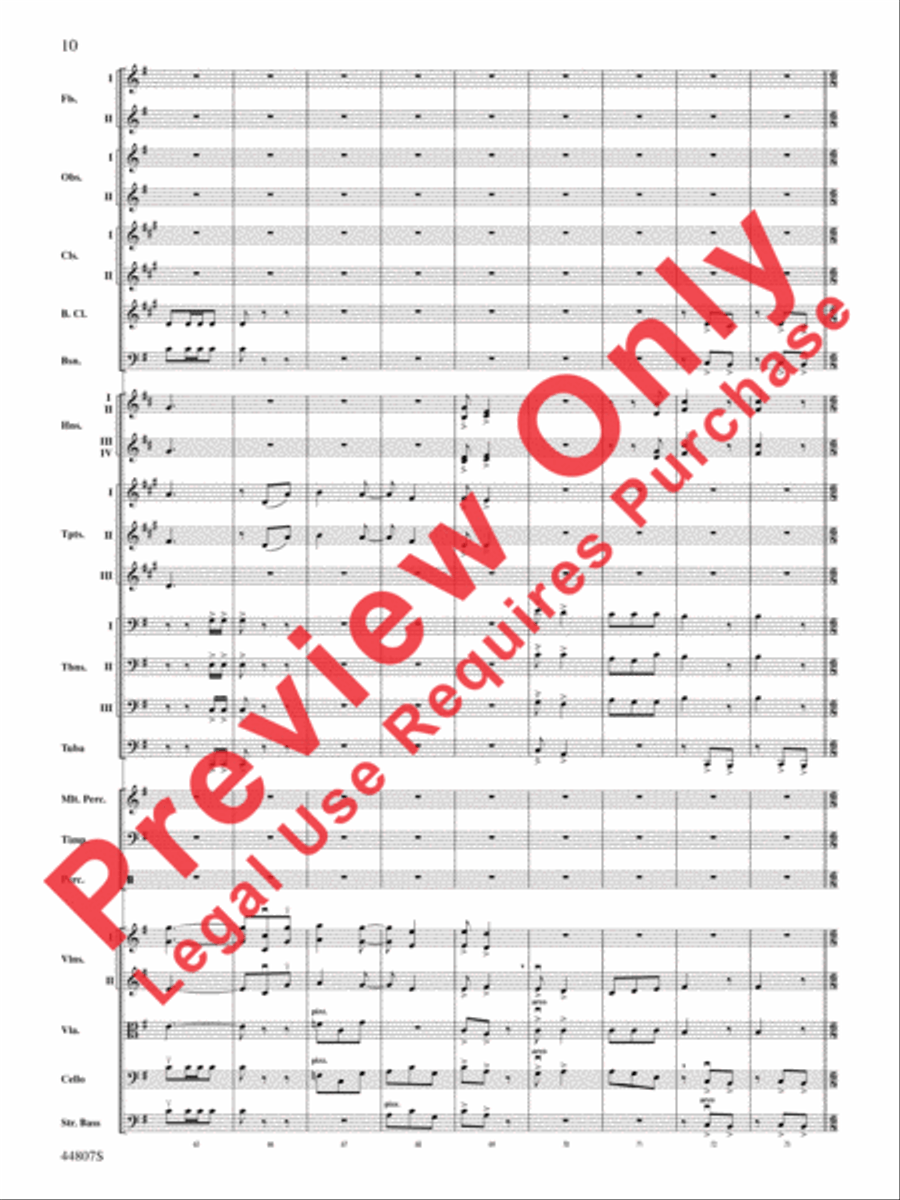 Pan: Highlights from the Warner Bros. Pictures Motion Picture Soundtrack Full Orchestra scores gallery preview page 11