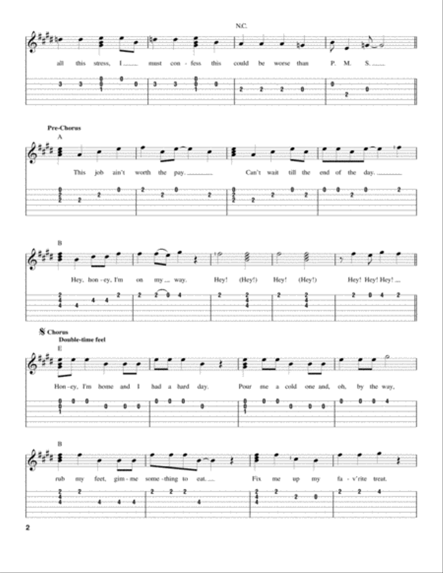 Honey, I'm Home Acoustic Guitar scores gallery preview page 2
