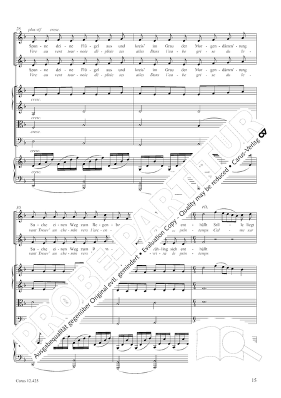 Die Kinder des Monsieur Mathieu (arr. R. Butz) chorissimo! Score scores gallery preview page 16