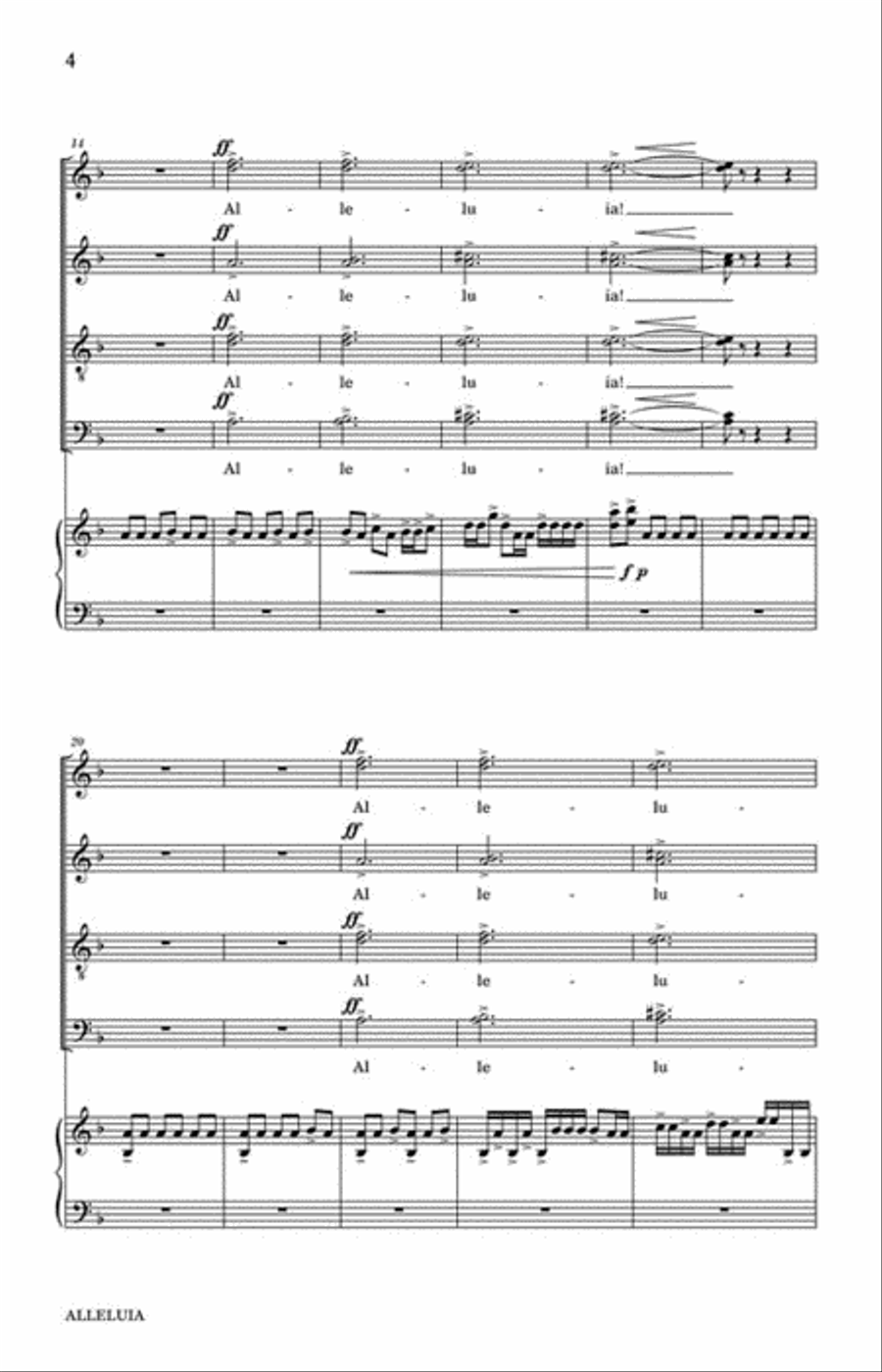 Alleluia Alleluia Divisi scores gallery preview page 3