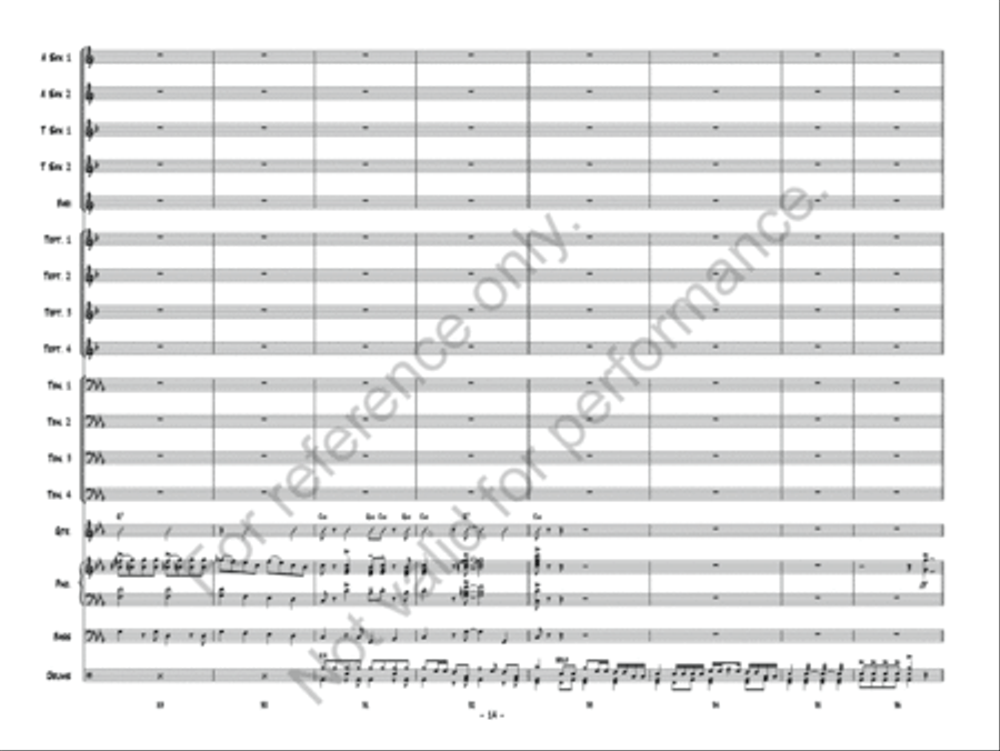Victor's Return Victor's Return Jazz Ensemble scores gallery preview page 15