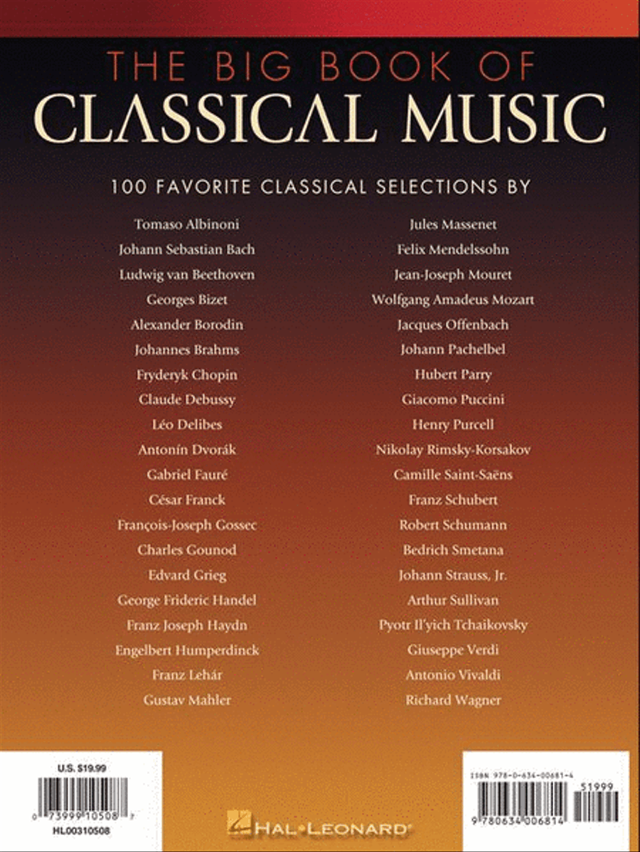 The Big Book of Classical Music Piano Solo scores gallery preview page 12