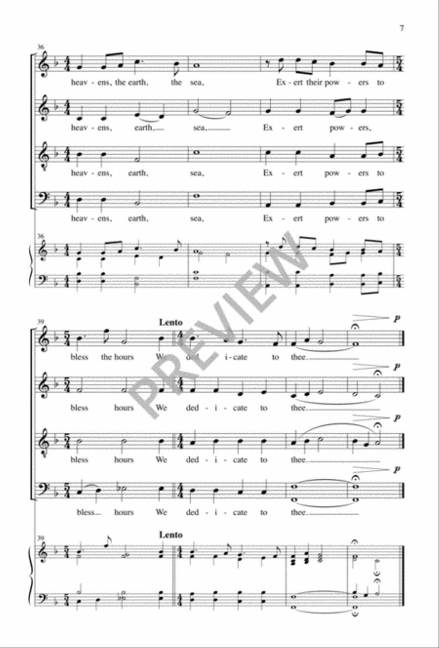 The Star of Love The Star of Love 4-Part scores gallery preview page 8