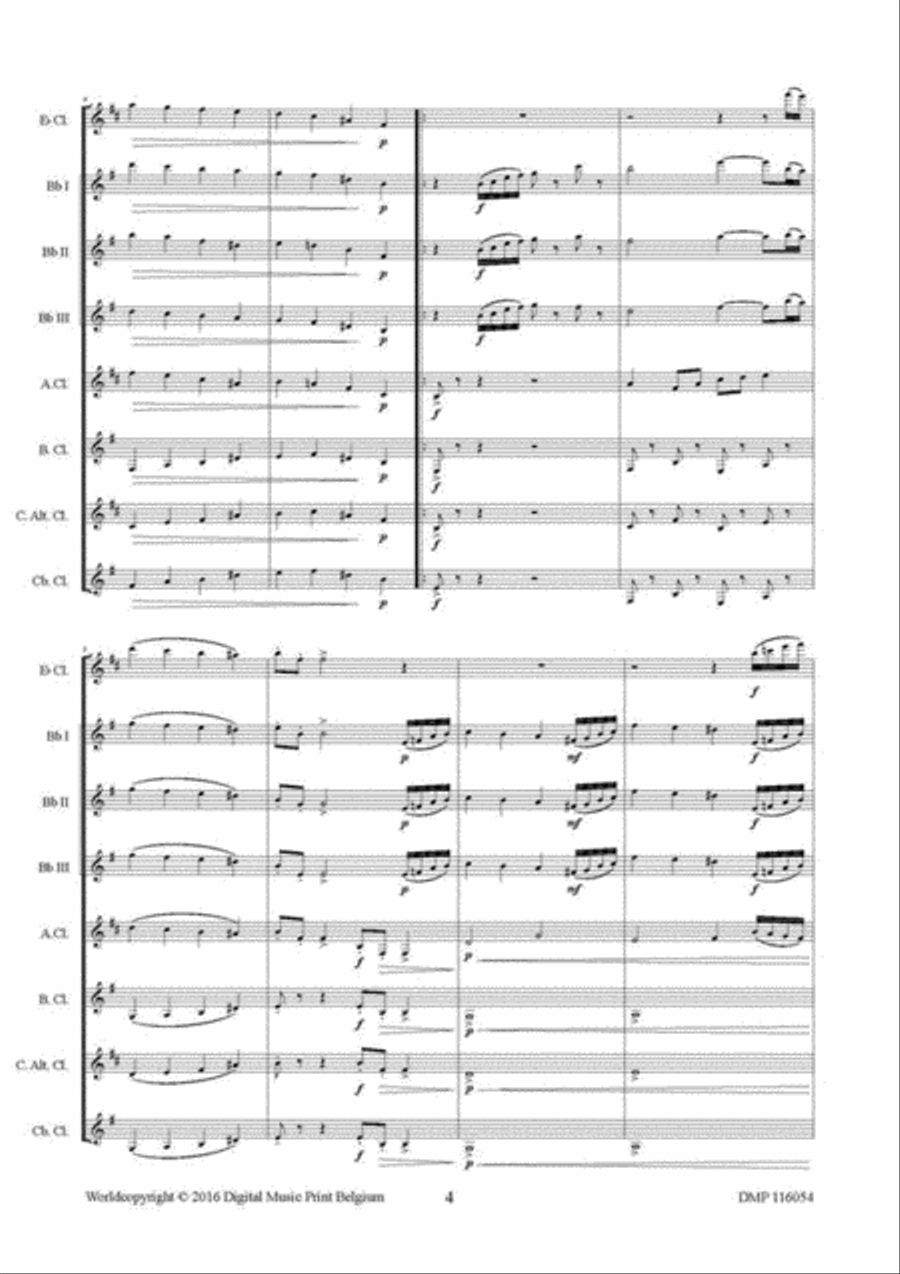The Rush Hour The Rush Hour Clarinet scores gallery preview page 3