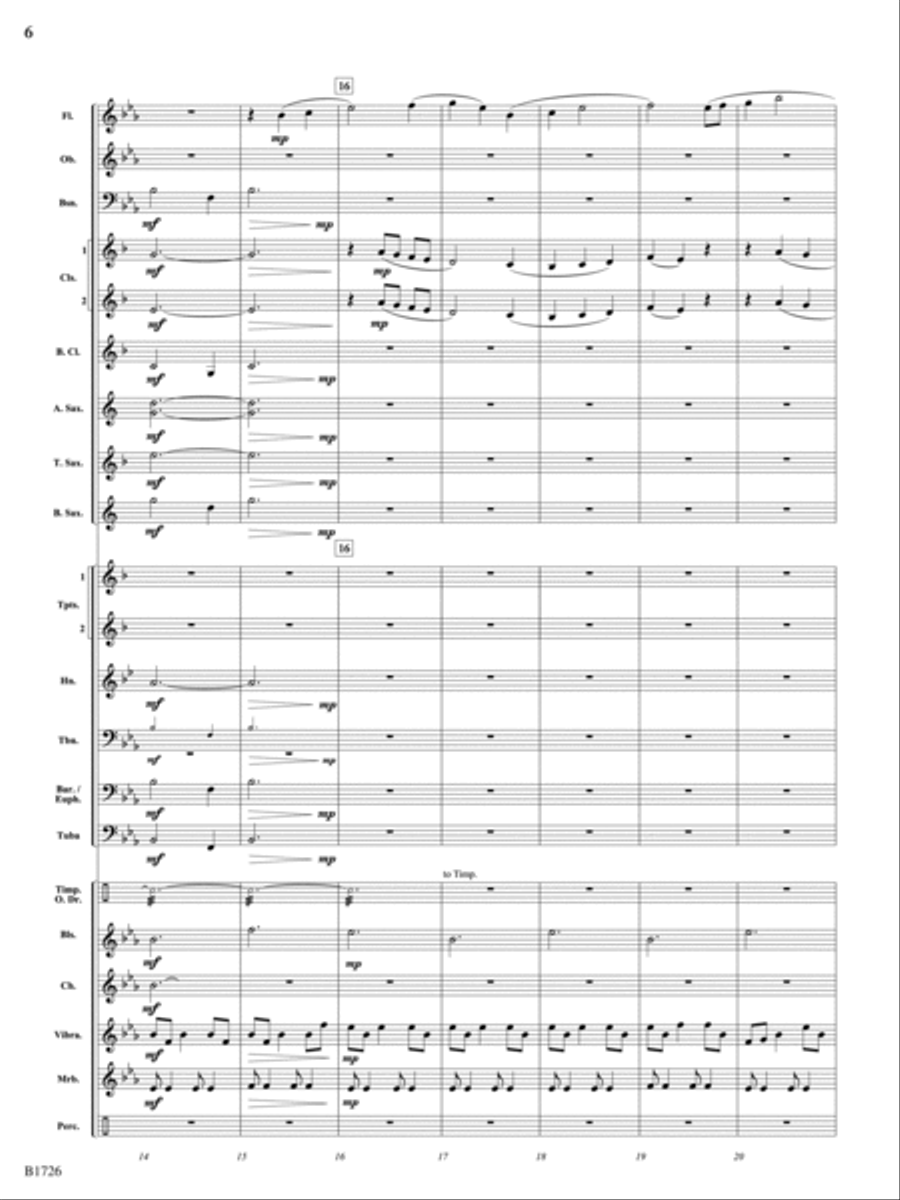 On the Kerry Shore: Score Concert Band scores gallery preview page 6