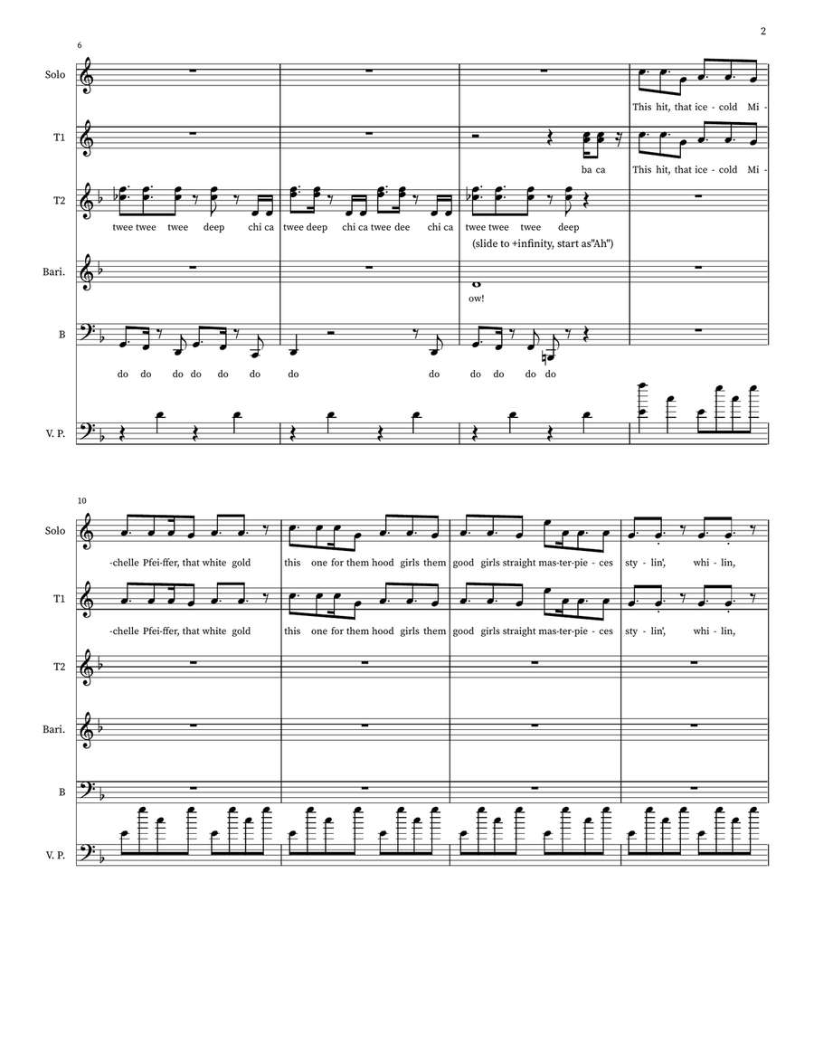 Uptown Funk Uptown Funk TTBB scores gallery preview page 2