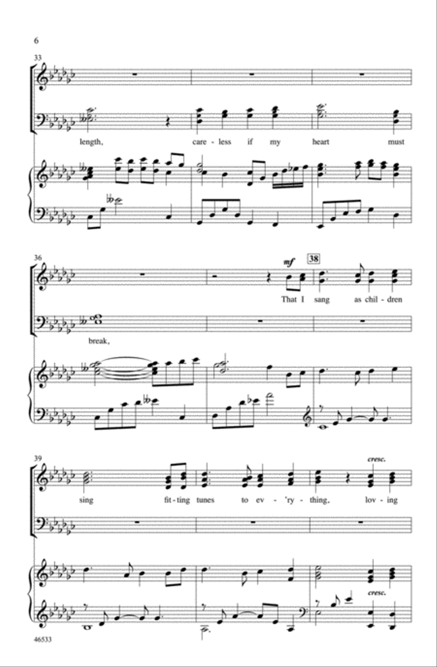 That I Loved Choir scores gallery preview page 5