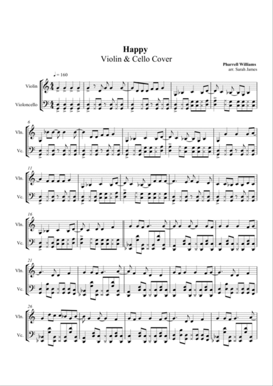 Happy Happy Score and Parts scores gallery preview page 2